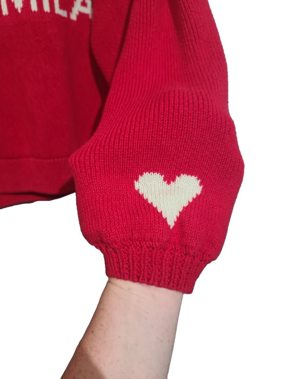 Maeve by Anthropoligie Sweater Take me to Milan Size XS Red NWT Oversized - Picture 2 of 6